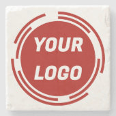 Firmenlogo Steinuntersetzer (Vorderseite)