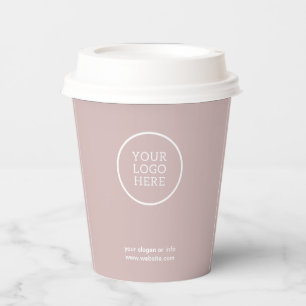 Firmenlogo Stilvoll modern Beruflich Pappbecher
