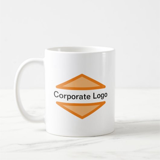 Firmenlogo-Tasse Kaffeetasse (Links)