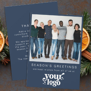 Firmenlogo Team Foto Stilvoll Weihnachten