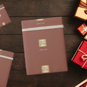 Firmenlogo Terracotta Geschenkpapier