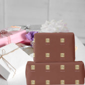 Firmenlogo Terracotta Geschenkpapier