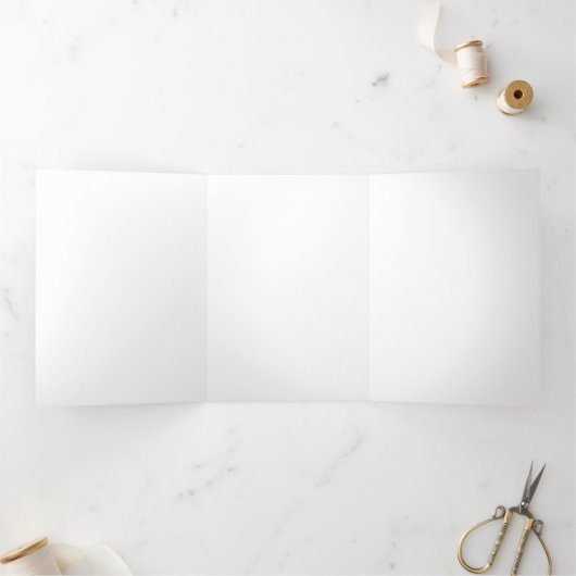 Firmenlogo & Text Moderne Trifold Broschüre (Innenseite)