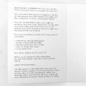 Firmenlogo & Text Moderne Trifold Broschüre Dreifach Gefaltete Einladung (Innen Erste Seite)