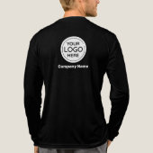 Firmenlogo Tri-Blend Shirt (Rückseite)