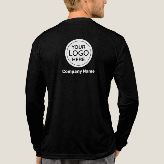 Firmenlogo Tri-Blend Shirt (Rückseite)