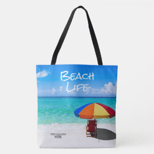 Firmenlogo Tropical Beach Umbrella Client Geschenk Tasche