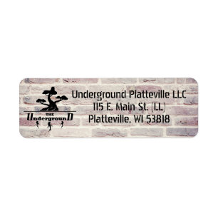 Firmenlogo und Adresse für Background-Produkte