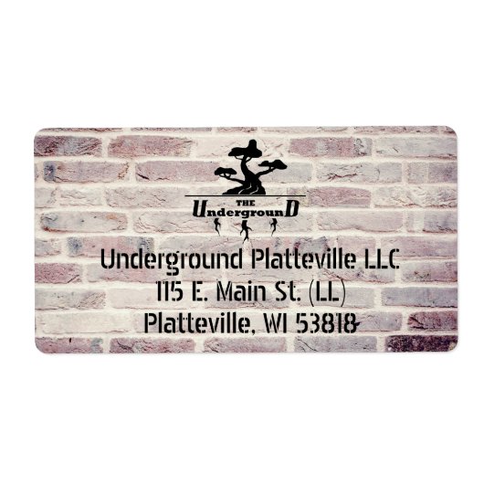 Firmenlogo und Adresse für Background-Produkte (Vorne)