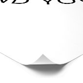 Firmenlogo und bearbeiteter Text, weiß und schwarz Poster (Ecke)