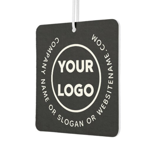 Firmenlogo und benutzerdefinierter, gekrümmter Tex Autolufterfrischer (Links)