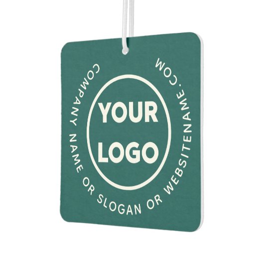 Firmenlogo und benutzerdefinierter, gekrümmter Tex Autolufterfrischer (Links)