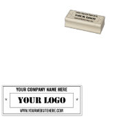 Firmenlogo und Briefmarke aus Textekautschuk Gummistempel (Stempel)