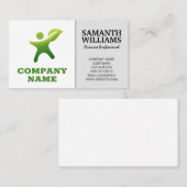 Firmenlogo und einfaches Layout Visitenkarte (Vorne/Hinten)