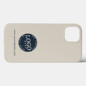 Firmenlogo und Firmenwebsite Adresse Custom G Case-Mate iPhone Hülle (Rückseite (Horizontal))