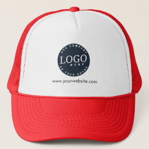 Firmenlogo und Firmenwebsite Mitarbeiter kundenspe Truckerkappe