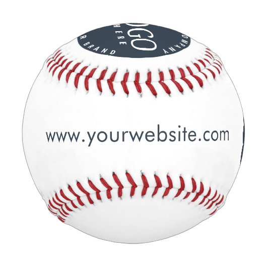 Firmenlogo und Firmenwebsite Mitarbeiter Swag Baseball (Rückseite)