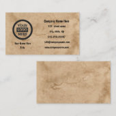 Firmenlogo und Informationen | Hintergrundinformat Visitenkarte (Vorne/Hinten)