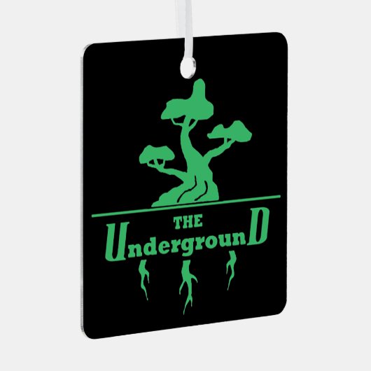 Firmenlogo und Informationen Kundenempfehlung Ornament Aus Metall (Vorderseite Rechts)