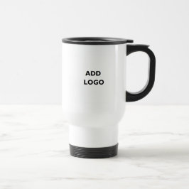 Firmenlogo und Informationen Kundengeschenk Reisebecher