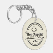 Firmenlogo und QR-Code beidseitig Schlüsselanhänger (Vorderseite links)