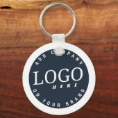 Firmenlogo und Rücksendeadresse DIY Moderne Schlüsselanhänger (Vorderseite)