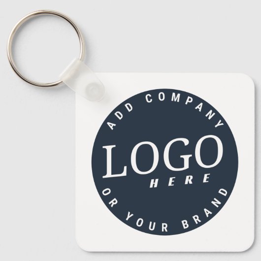 Firmenlogo und Rücksendeadresse Schlüsselanhänger (Vorderseite)