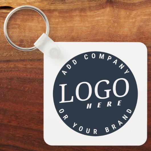 Firmenlogo und Rücksendeadresse Schlüsselanhänger (Vorderseite)