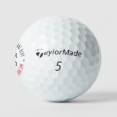 Firmenlogo und Text-Briefmarke - Golfbälle (Logo)