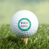 Firmenlogo und Text-Briefmarke Vorlage für Golfbäl Golfball (Insitu T-Shirt)