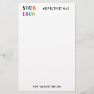 Firmenlogo und Text-Business-Stationierung Briefpapier