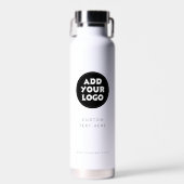 Firmenlogo und Text Corporate Giveaway  Trinkflasche (Vorne)