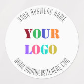 Firmenlogo und Text-Firmenzeichen Etiketten (Design 1)