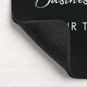 Firmenlogo und Text für Berufliche Unternehmen Mousepad (Ecke)