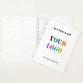 Firmenlogo und Text-Geschäftsplaner Planer (Anzeige)