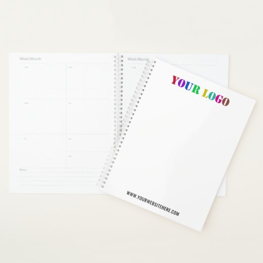 Firmenlogo und Text-Geschäftsplaner Planer (Anzeige)