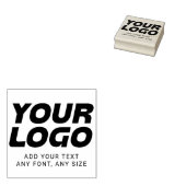 Firmenlogo und Text Gummistempel (Stempel)
