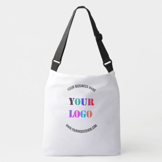 Firmenlogo und Text-Tasche oder Großbildtasche Tragetaschen Mit Langen Trägern (Vorderseite)