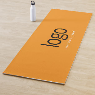 Firmenlogo und Text Werbeartikel Yogamatte