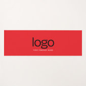 Firmenlogo und Text Werbeartikel Yogamatte (Vorderseite (Horizontal))