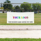 Firmenlogo und Text-Werbebanner Banner (Insitu)