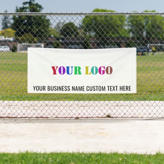 Firmenlogo und Text-Werbebanner Banner (Insitu)