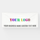 Firmenlogo und Text-Werbebanner Banner (Horizontal)