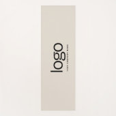 Firmenlogo und Textwerbung Yogamatte (Vorderseite)