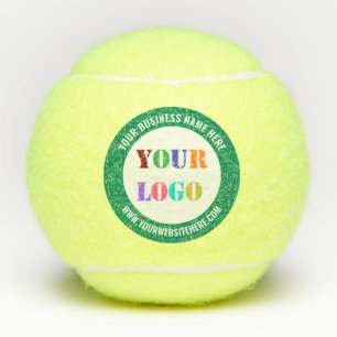 Firmenlogo und Vorlage für benutzerdefinierte Turn Tennisbälle