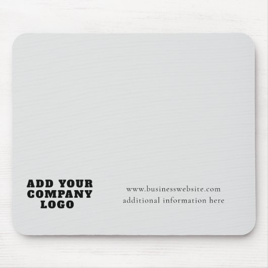 Firmenlogo und Webseitenfirma Swag Custom Mousepad (Vorne)