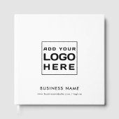 Firmenlogo und Website-Besucher Gästebuch (Vorderseite)