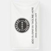Firmenlogo und Website Custom Company Banner (Vertikal)