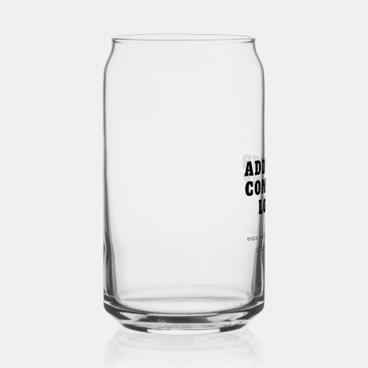 Firmenlogo und Website-Werbung Dosenglas (Rechts)