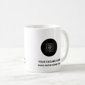 Firmenlogo-Unternehmens-Promotionstasse Kaffeetasse (VorderseiteRechts)